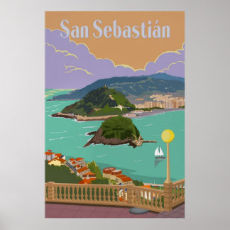 Poster San Sebastian, Espanha