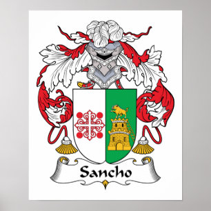 Poster Sancho Family Crest