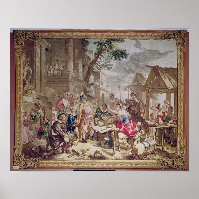 Póster Sancho Panza e o Vendedor de Nuts (Frente)