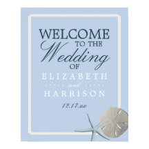 Sand Dollar and Starfish Beach Wedding