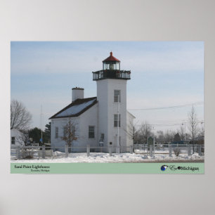 Póster Sand Point Lighthouse - Escanaba, MI