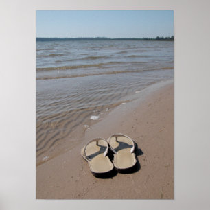 Póster Sandals na praia