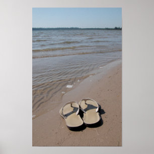 Póster Sandals na praia