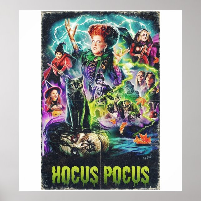 Poster Sanderson Sisters Hocus Pocus Halloween Gift (Frente)