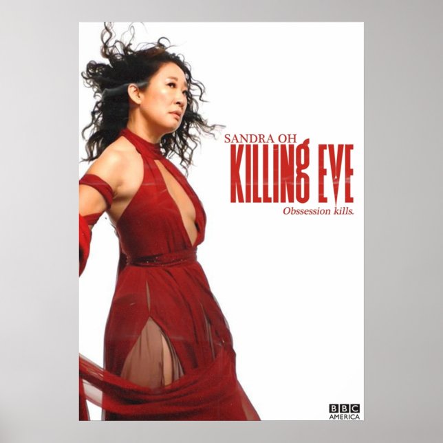 Poster Sandra Oh in Killing Eve Character (Frente)