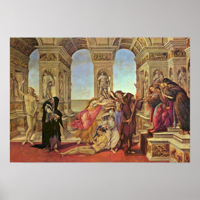 Póster Sandro Botticelli - Calumny das Apelles (Frente)