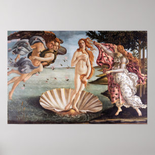 Poster Sandro Botticelli - Nascimento de Vênus