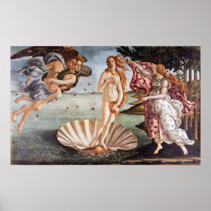 Poster Sandro Botticelli - Nascimento de Vênus