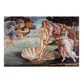 Póster Sandro Botticelli - Nascimento de Vênus