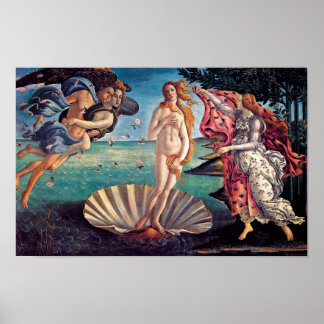 Póster Sandro Botticelli - Nascimento de Vênus - Belas Ar