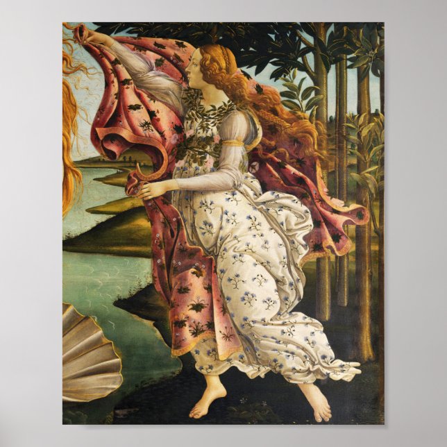Poster Sandro Botticelli Nascimento de Vênus Hora de Prim (Frente)