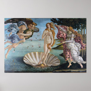 Poster Sandro Botticelli, o nascimento de Vênus