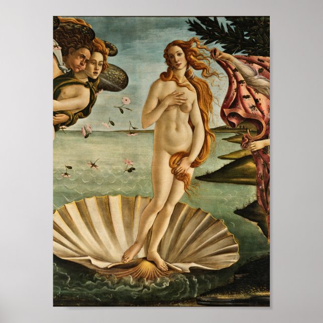 Poster Sandro Botticelli - O Nascimento de Vênus (Frente)