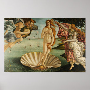 Póster Sandro Botticelli - O Nascimento de Vênus
