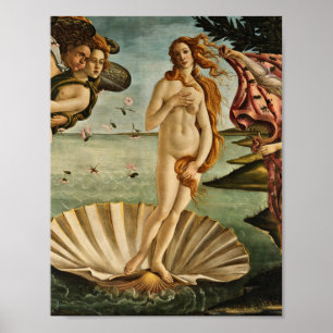 Poster Sandro Botticelli - o nascimento de Venus