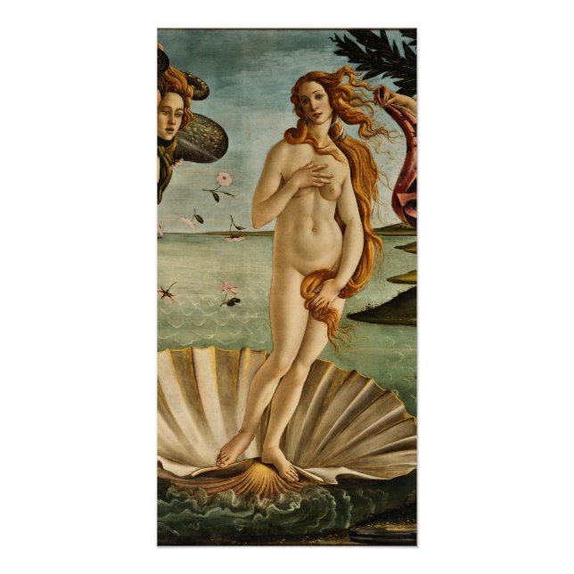 Póster Sandro Botticelli - O Nascimento de Vênus (Frente)