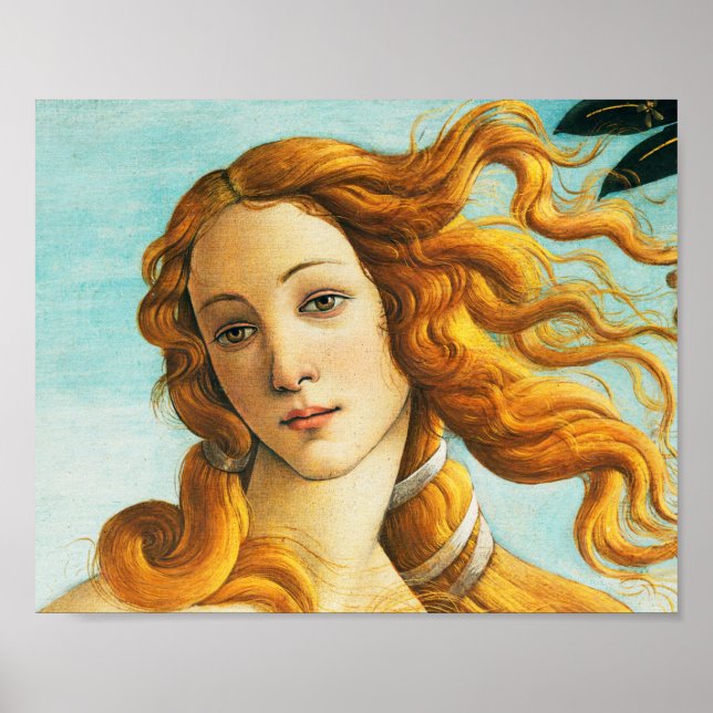 Poster Sandro Botticelli O Nascimento de Vênus Detalhe (Frente)