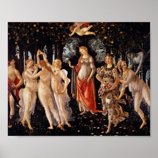 Poster Sandro Botticelli Primavera Fine Art (Frente)
