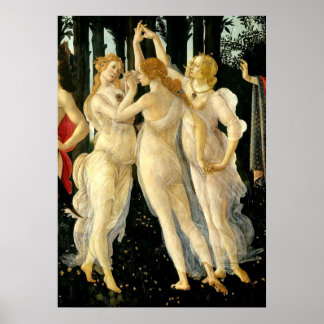 Poster Sandro Botticelli "Primavera - Três Graças"