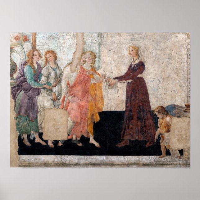 Poster Sandro Botticelli - Vênus e os Três Graus (Frente)