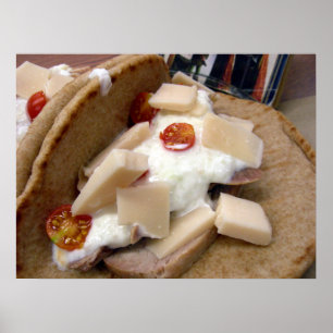 Póster Sanduíche de porco pita
