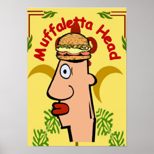Póster Sanduíche principal Nola de Muffaletta Nova