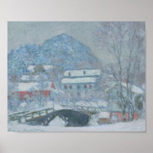 Póster Sandviken Norway na neve