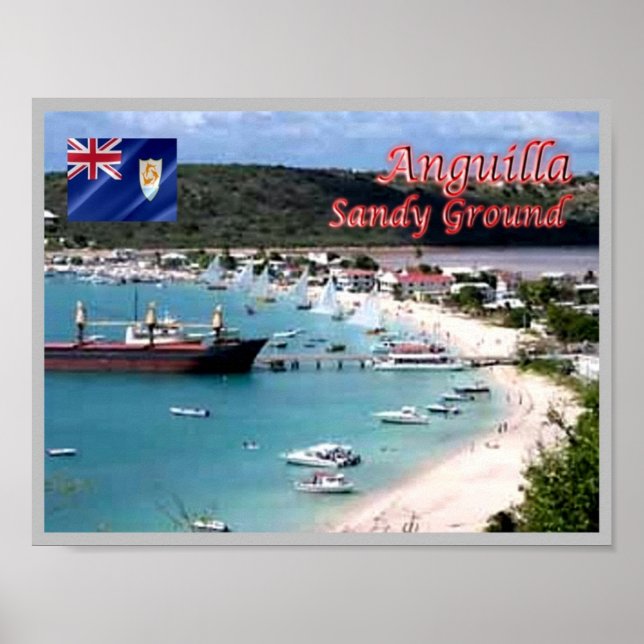 Poster Sandy Ground - Anguilla - (Frente)