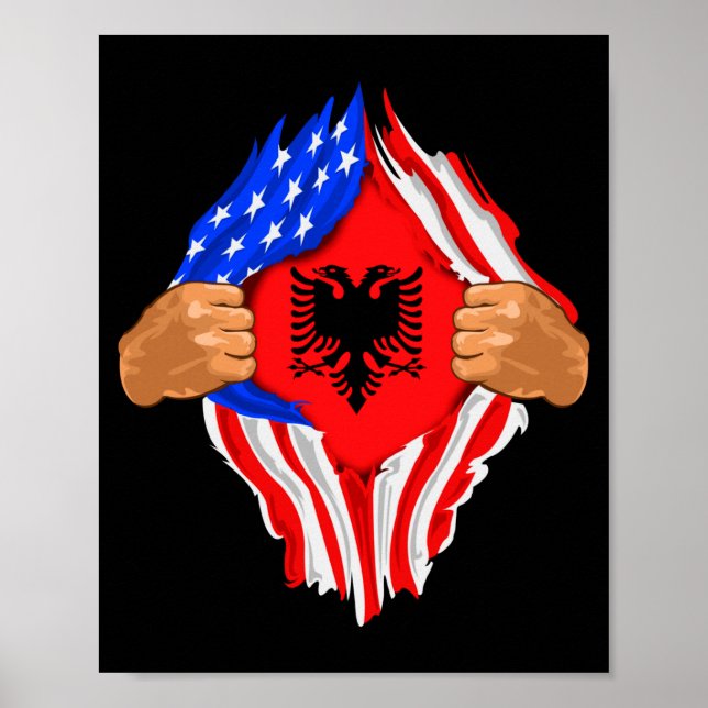 Poster sangue albanês dentro de mim  (Frente)