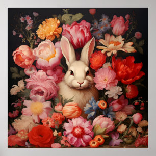 Poster Sangue de Primavera de coelhinhos de galinha