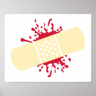 Póster Sangue do penso rápido