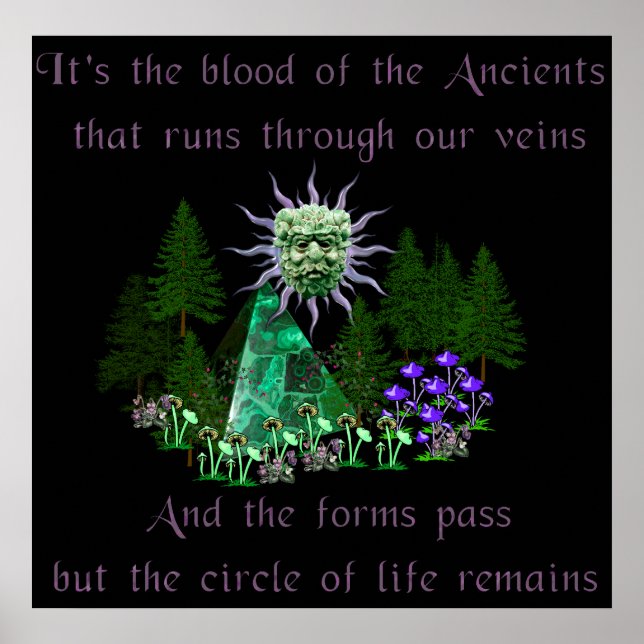 Poster Sangue Dos Antigos (Frente)