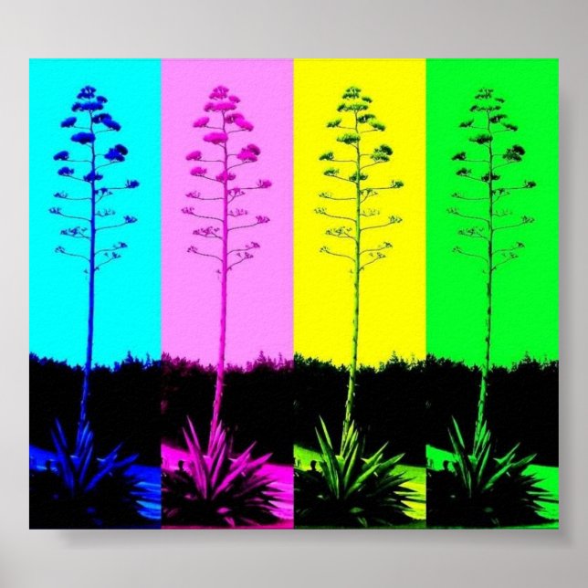 Póster Sangue multicolores inspirados (Frente)