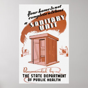 Poster sanitário da unidade