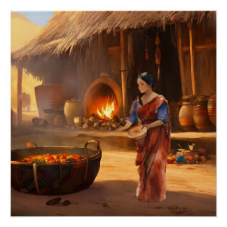 Póster Sanskrit Splendor: Indústria Indiana