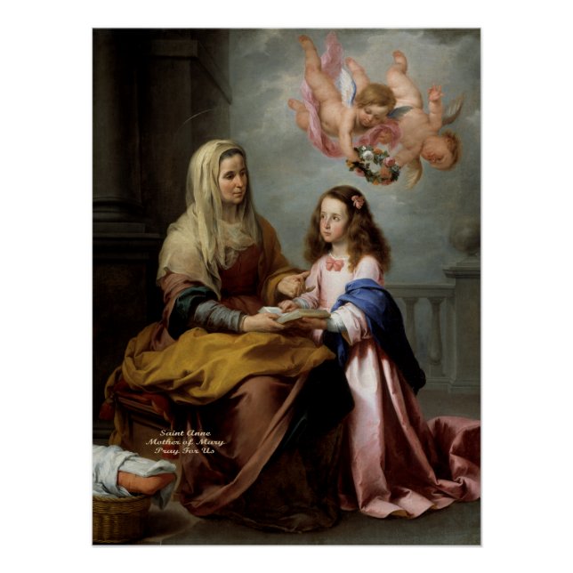 Póster Santa Ana, Mãe de Maria (Frente)