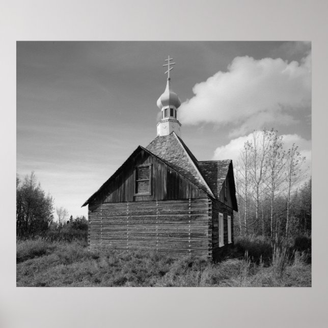 Póster Santa Assunção Igreja Ortodoxa Russa (Frente)