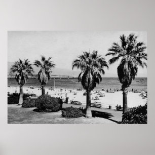 Póster Santa Barbara, fotografia ocidental da opinião da