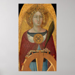 Poster Santa Catarina, Cartaz de Arte Fina Bartolomeo Bul