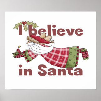 Póster Santa Claus Flies