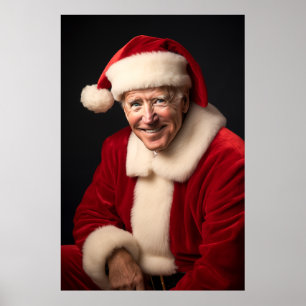 Poster Santa Claus Joe Biden