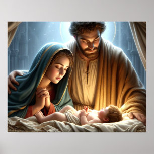 Poster Santa Família Natal