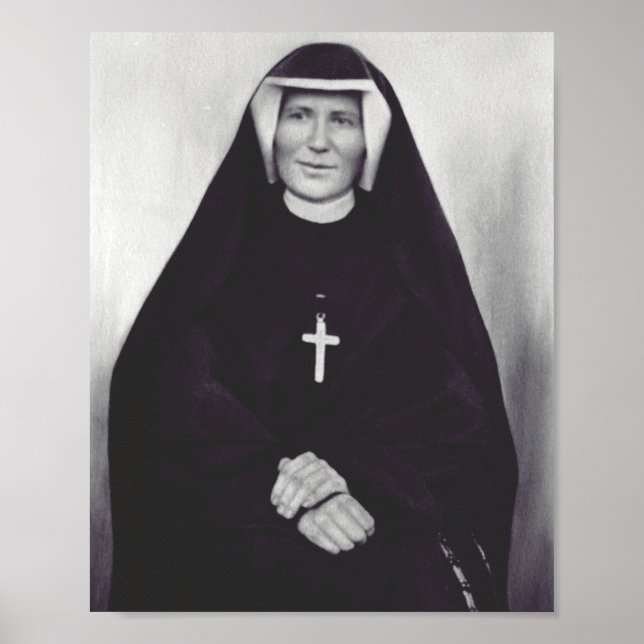 Poster Santa Faustina Kowalska (Frente)