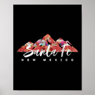Poster Santa Fe Novo México Viagens Familiares Caminhadas