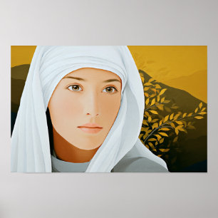 Poster Santa Francisca de Roma: Um Coração para o Serviço