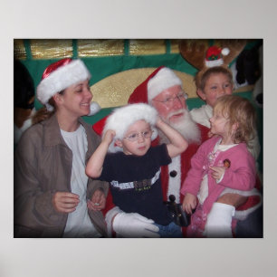 Poster santa group with mom