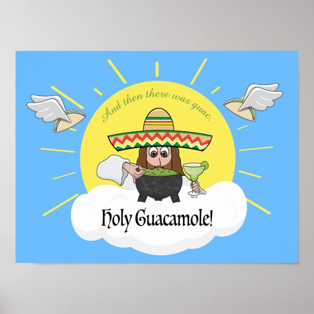 Poster Santa Guacamole (Frente)