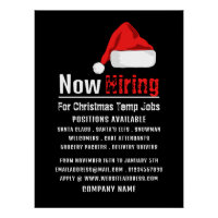 Santa Hat, Publicidade de Recrutamento Sazonal