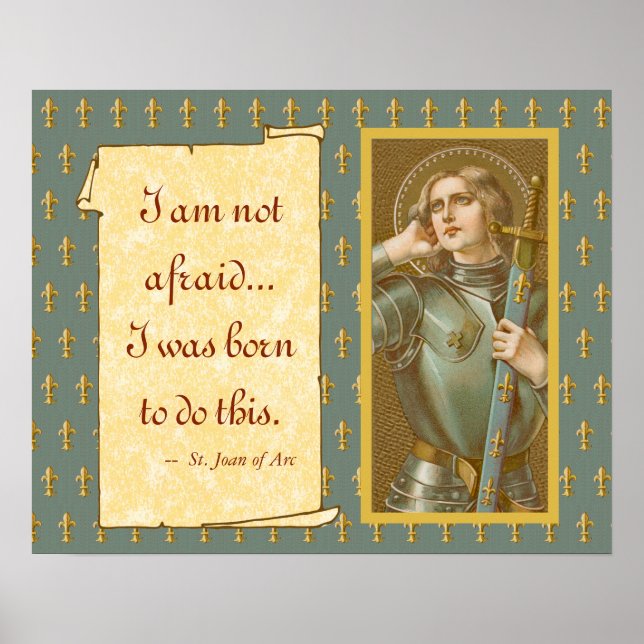 Poster Santa Joana d'Arc (JM 28) (Frente)