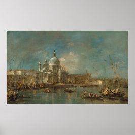 Poster Santa Maria della Salute - Guardi Cartaz de Arte F